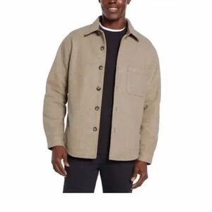 Banana Republic Heritage Shirt Jacket Shacket Light Brown Size XXL